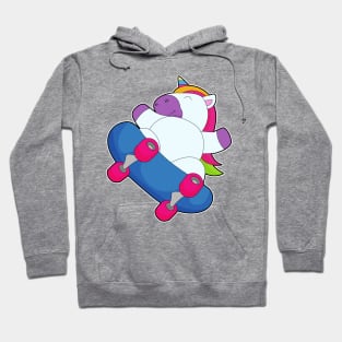 Unicorn Skater Skateboard Hoodie